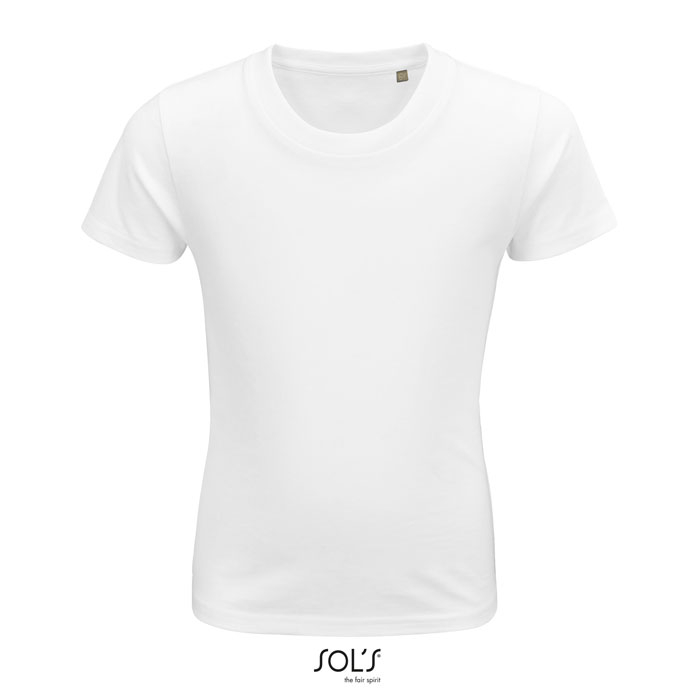 Tee-shirt enfant personnalisé coton bio 175g - PIONEER Blanc 1